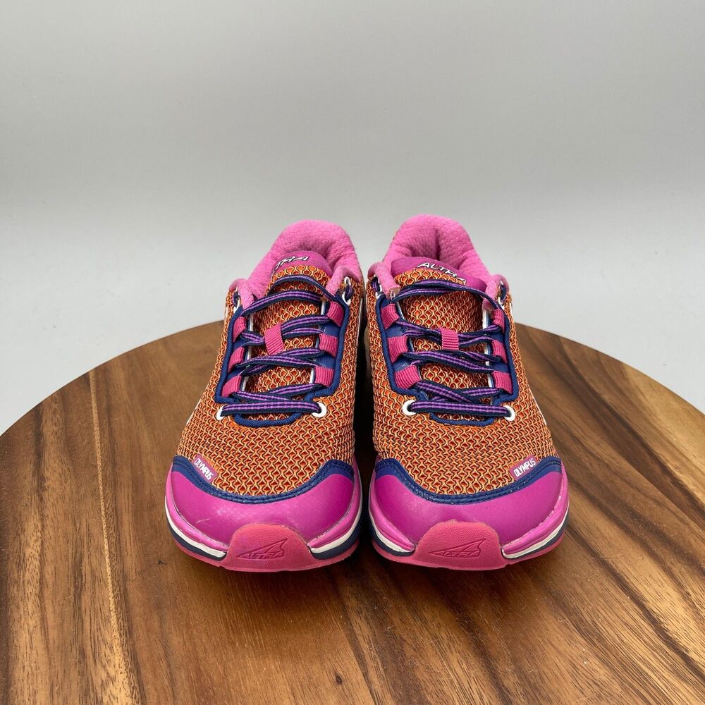 Altra Olympus Shoes Womens 7 Pink Road Running Comfort Walking Gym Sneakers - Picture 2 of 9